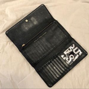 Marc by Marc Jacobs trifold tumbled leather wallet